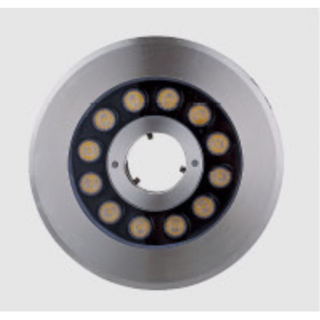 Pierścień ring LED do fontanny PXYH220GMK 9 / 12 / 27 / 36 Watt dowolny kolor + RGB IP68 stal nierdz.
